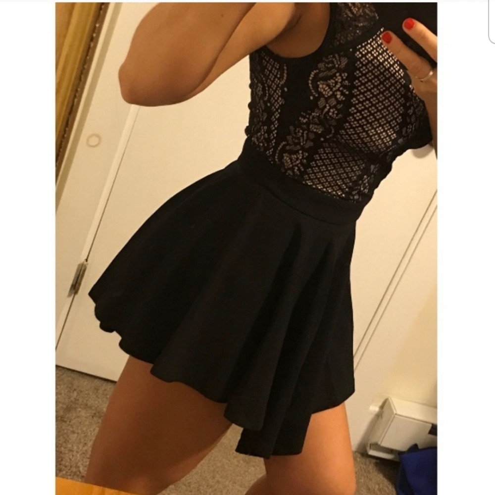 Black lace romper - Make an offer :)